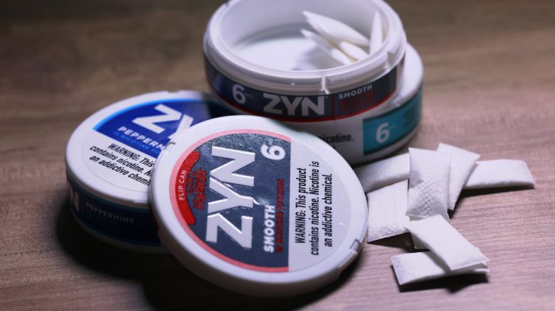 NEW YORK, NEW YORK - JANUARY 29:  In this photo illustration, ZYN nicotine cases and pouches are seen on a table on January 29, 2024 in New York City. Sen. Chuck Schumer (D-NY) is calling for federal action on ZYN, a popular nicotine pouch in the United States. The senator is asking the FTC and FDA to investigate the companies marketing and the health effects of the nicotine pouch.  (Photo Illustration by Michael M. Santiago/Getty Images)