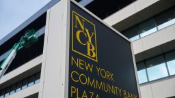 The New York Community Bank (NYCB) headquarters in Hicksville, New York, US, on Thursday, Feb. 1, 2024.