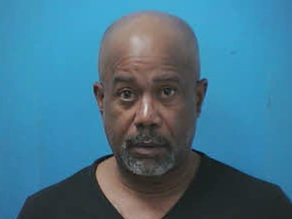 In this handout photo provided by the Williamson County Sheriff's Office, musician Darius Rucker is seen in a police booking photo after being arrested on misdemeanor drug charges on February 1 in Williamson County, Tennessee.