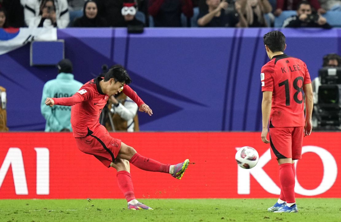 Son's goal sealed South Korea's place in the Asian Cup semifinals.