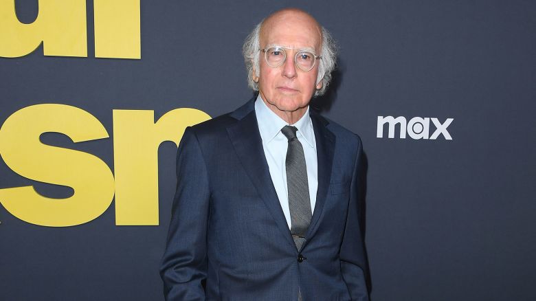 Larry David arrives at the Los Angeles premiere of Season 12 of 'Curb Your Enthusiasm' in January.