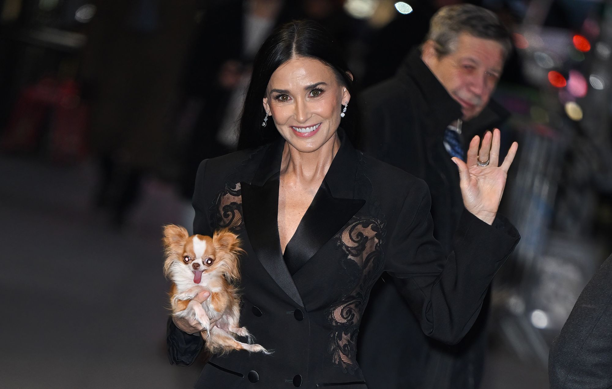 Lately, Demi Moore is seldom seen without her micro dog, Pilaf.