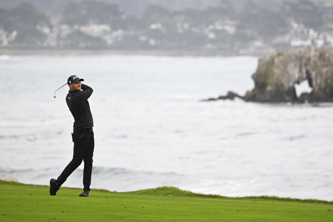 Clark shot the lowest round of his career at Pebble Beach.