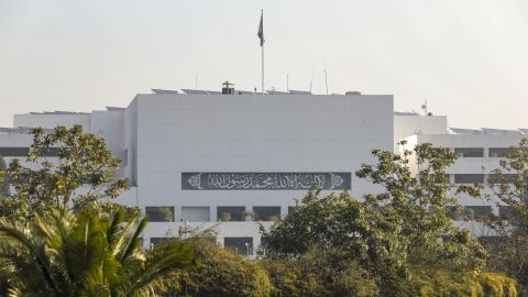 The Parliament building in Islamabad, Pakistan, on February 7, 2024.