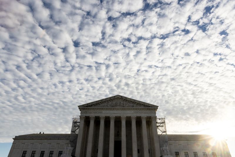 The US Supreme Court on February 8 in Washington, DC.