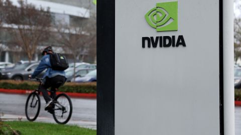 SANTA CLARA, CALIFORNIA - FEBRUARY 05: A sign is posted at Nvidia headquarters on February 05, 2024 in Santa Clara, California. Shares of Nvidia stock hit record highs on Monday after analysts increased their outlook on company. (Photo by Justin Sullivan/Getty Images)
