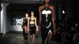 Parisian designer Ludovic de Saint Sernin made his highly anticipated New York Fashion Week debut on Sunday night — one of the season's hottest tickets, and hottest shows.