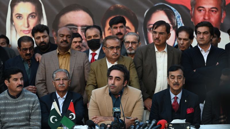 Pakistan's coalition government agreement leaves Imran Khan's party out of power