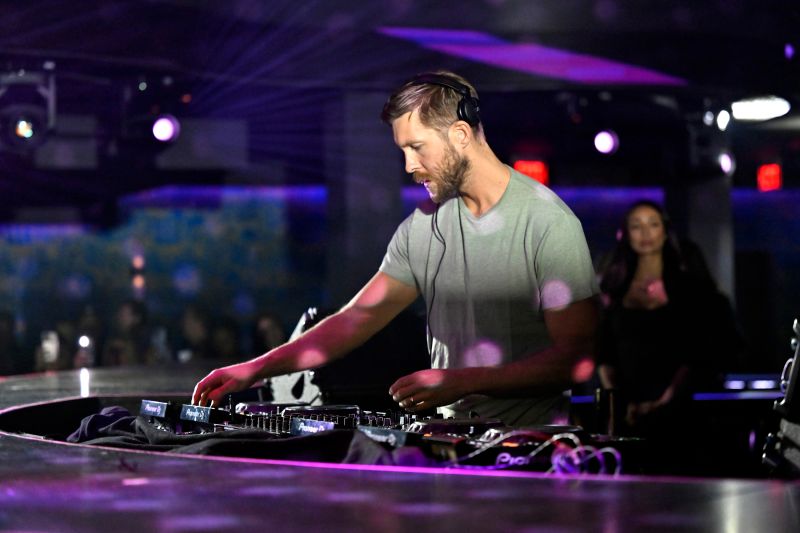Calvin Harris, winner of the dance act Brit award on Saturday, at an event last month.
