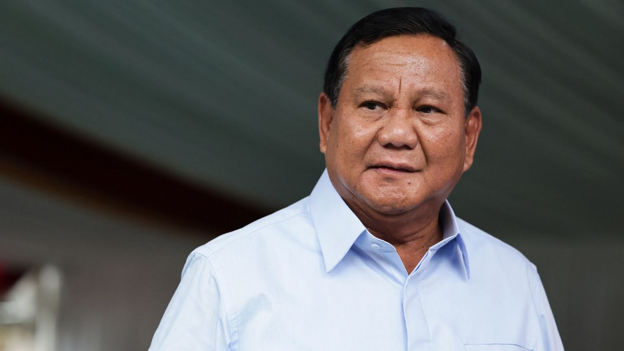 Indonesia's presidential candidate Prabowo Subianto 