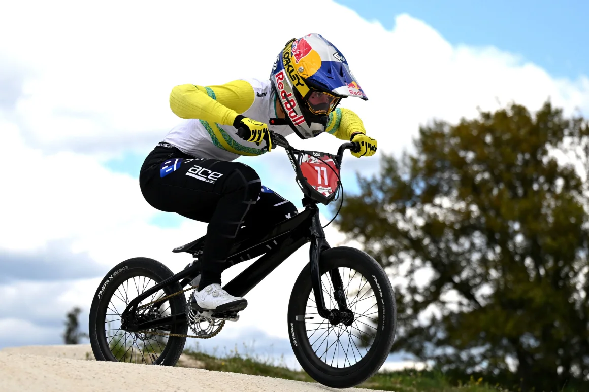 After her brother suffered a brain injury in a bike crash, this Olympic BMX rider has a new perspective on what success means 