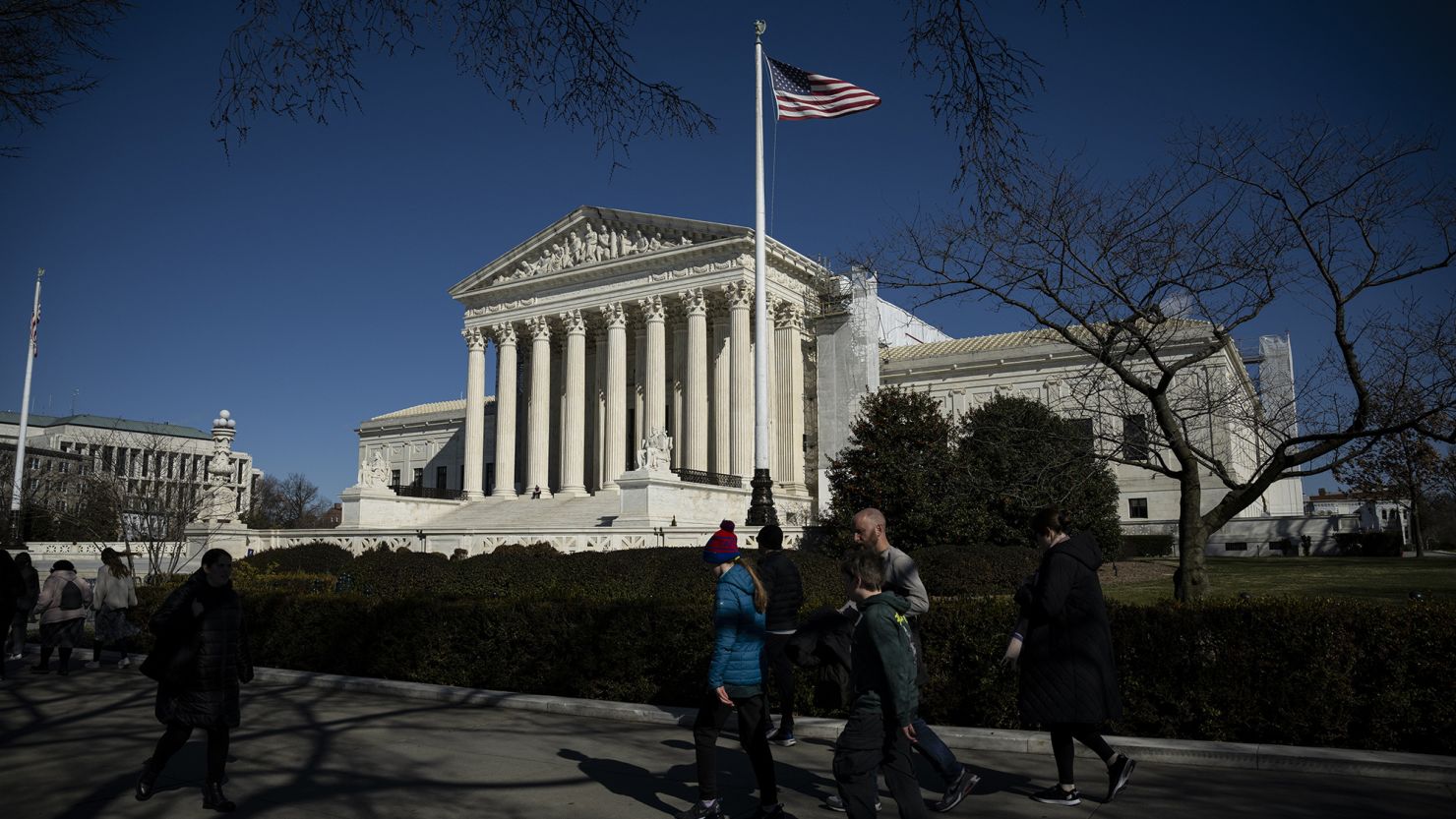 The US Supreme Court in Washington, DC, US, on Wednesday, Feb. 14, 2024.