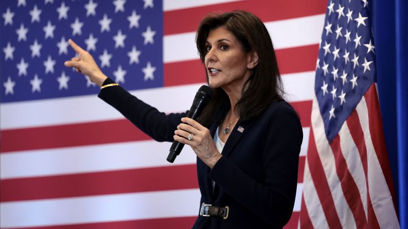 Haley goes on the attack after Trump mocks her deployed husband