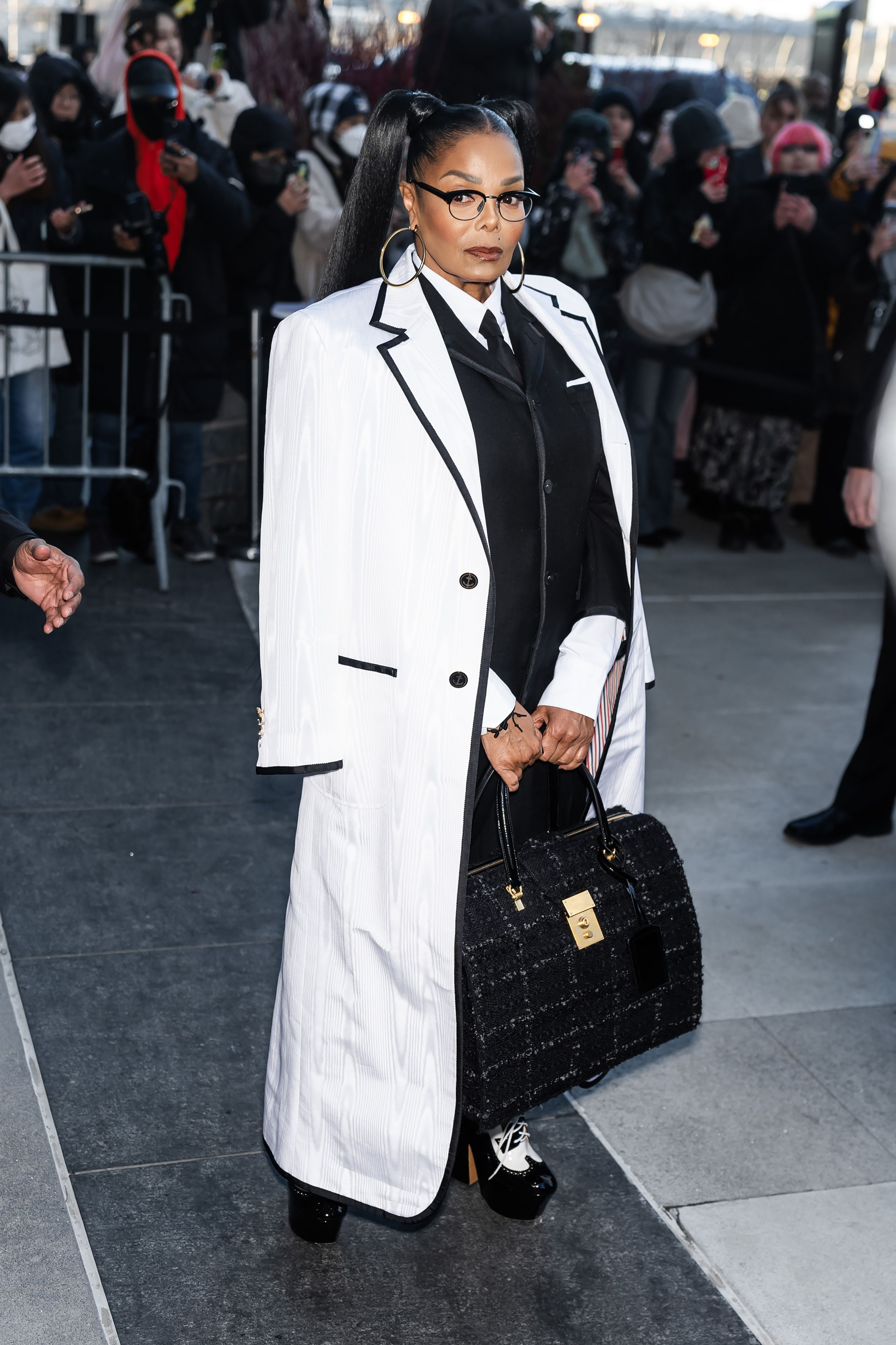 Janet Jackson at Thom Browne.