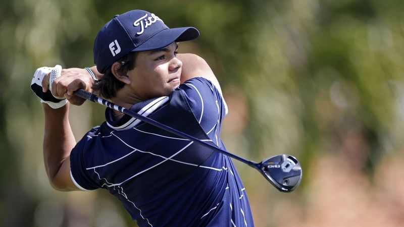 Tiger Woods’ 15-year-old son Charlie to attempt US Open qualification