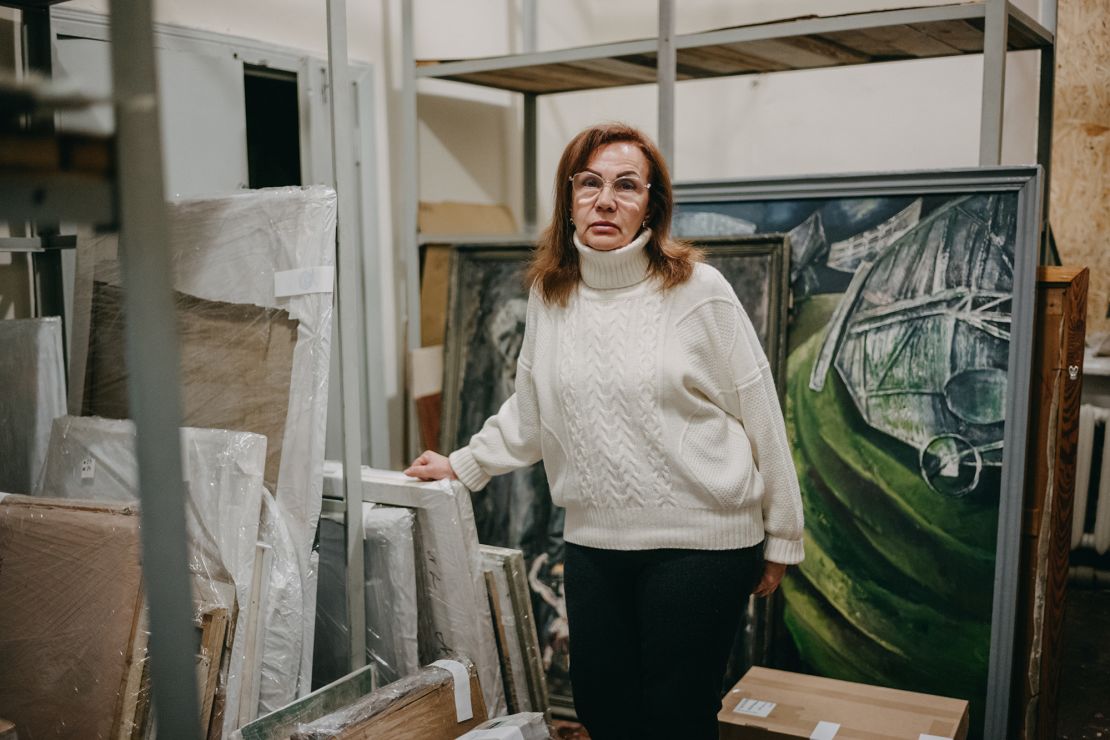 Director of the Kherson Art Museum, Alina Dotsenko, was left devastated after around 10,000 artifacts were looted in the early months of war.