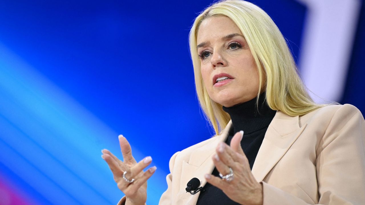 Florida's Former Attorney General Pam Bondi speaks during the annual Conservative Political Action Conference (CPAC) meeting on February 23, 2024, in National Harbor, Maryland. (Photo by MANDEL NGAN / AFP) (Photo by MANDEL NGAN/AFP via Getty Images)