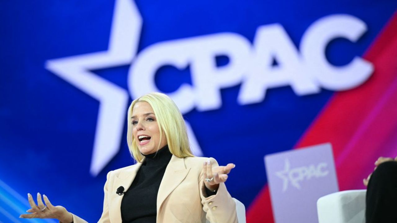 Florida's Former Attorney General Pam Bondi speaks during the annual Conservative Political Action Conference (CPAC) meeting on February 23, 2024, in National Harbor, Maryland. (Photo by Mandel NGAN / AFP) (Photo by MANDEL NGAN/AFP via Getty Images)