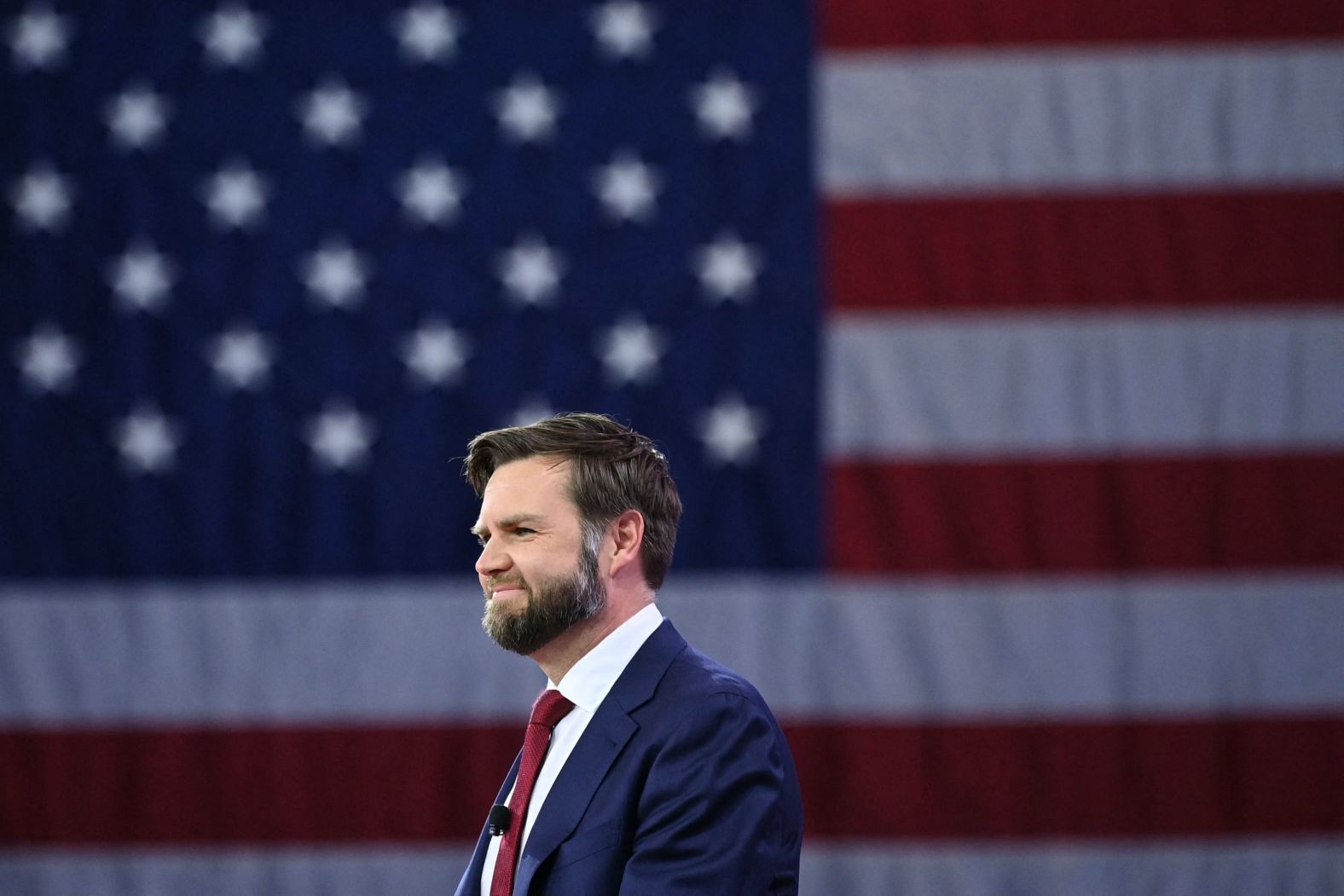 Vance attends the Conservative Political Action Conference in National Harbor, Maryland, in February 2024.