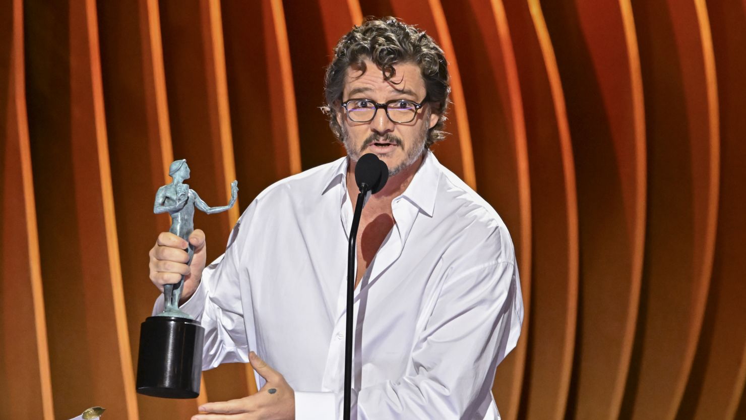 Pedro Pascal said he was ‘a little drunk’ while accepting SAG Award for