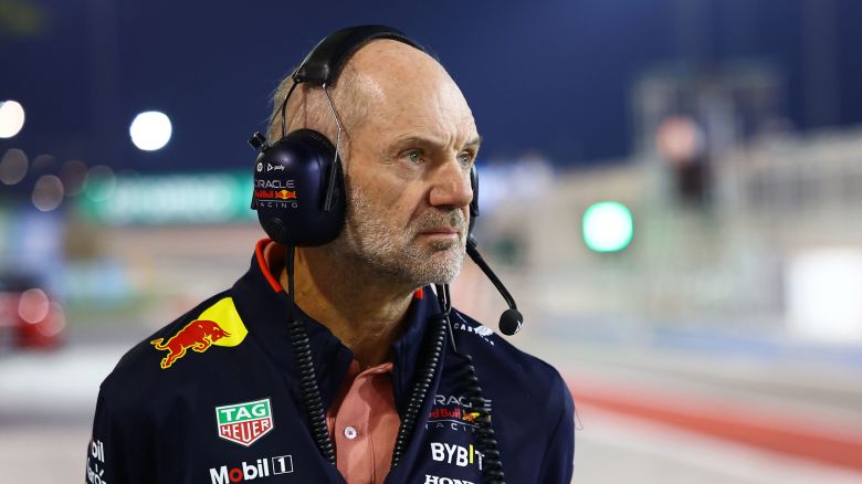Adrian Newey during day two of Red Bull's preseason testing at Bahrain International Circuit on February 22, 2024.