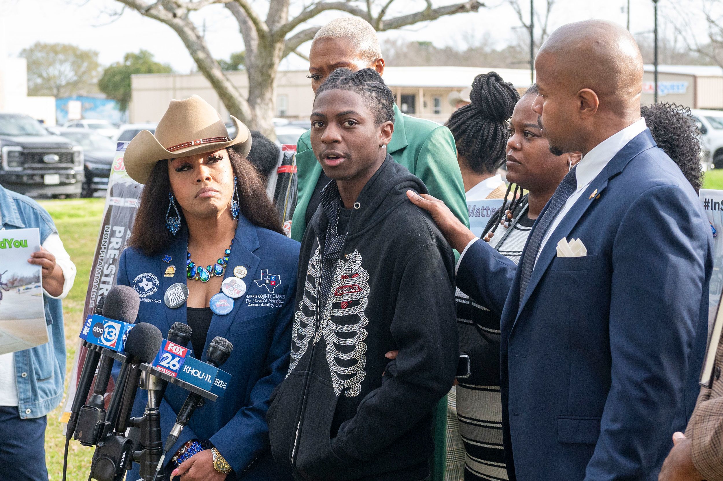 Darryl George — the teen who received a week-plus suspension over his loc  hairstyle days after Texas' CROWN Act went into effect —