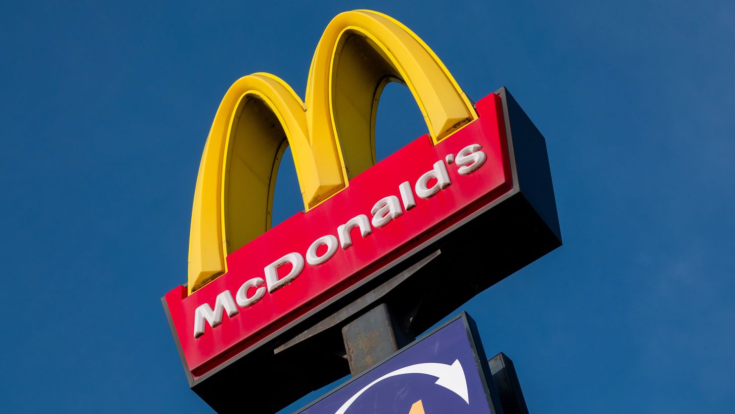 The Golden Arches logo of McDonald's in Bristol, United Kingdom, pictured in February 2024.