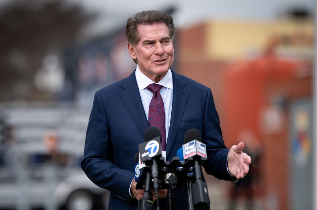 Garvey speaks at a news conference in El Monte, California, on February 27, 2024.