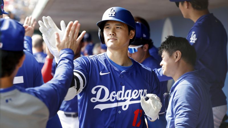 Shohei Ohtani crushes home run for Los Angeles Dodgers in Spring ...