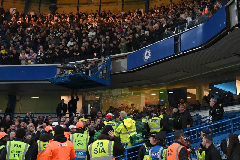Soccer fan hospitalised after fall at stadium during Chelsea vs. Leeds United match