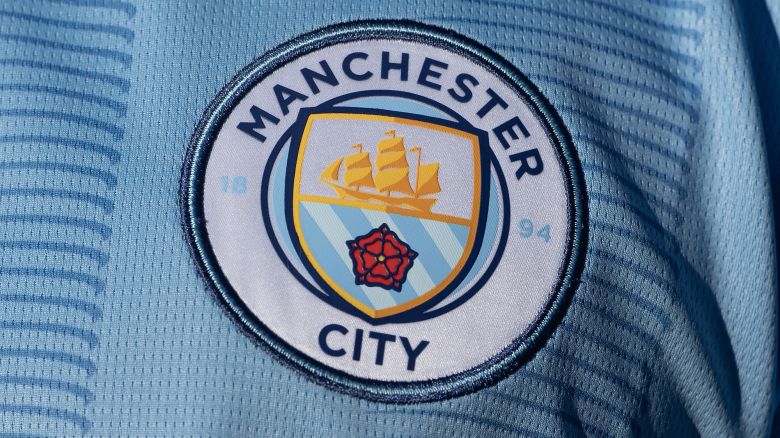 A general view of a Manchester City crest.