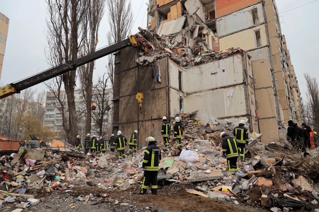 At least four have been declared killed after the drone strike hit a residential building in Odesa.