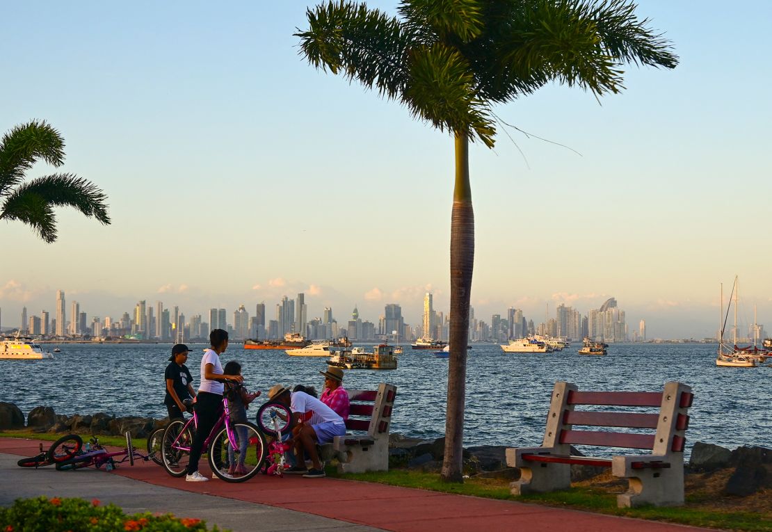 There's year-round warm weather in Panama City. Amador Avenue, near Flamenco Island, is pictured.