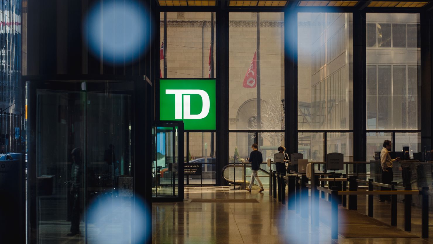 The Toronto-Dominion (TD) bank headquarters in the financial district of Toronto on March 1, 2024.
