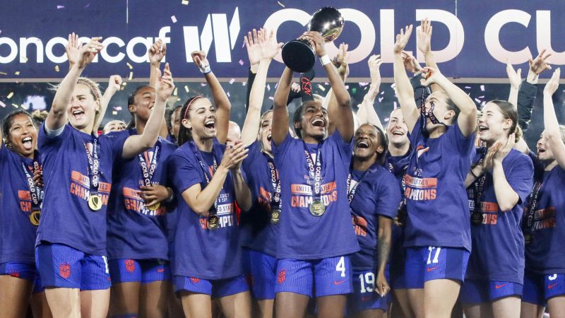Женският футболен отбор на САЩ спечели първата W Gold Cup, след като победи Бразилия на финала