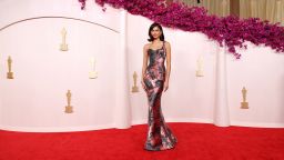 Zendaya arrives at the 96th Academy Awards in Los Angeles, on March 10.