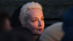 Yulia Navalnaya, widow of late Russian opposition figure Aleksei Navalny, waits to vote at the Russian Embassy in Russian elections on March 17, 2024 in Berlin, Germany.