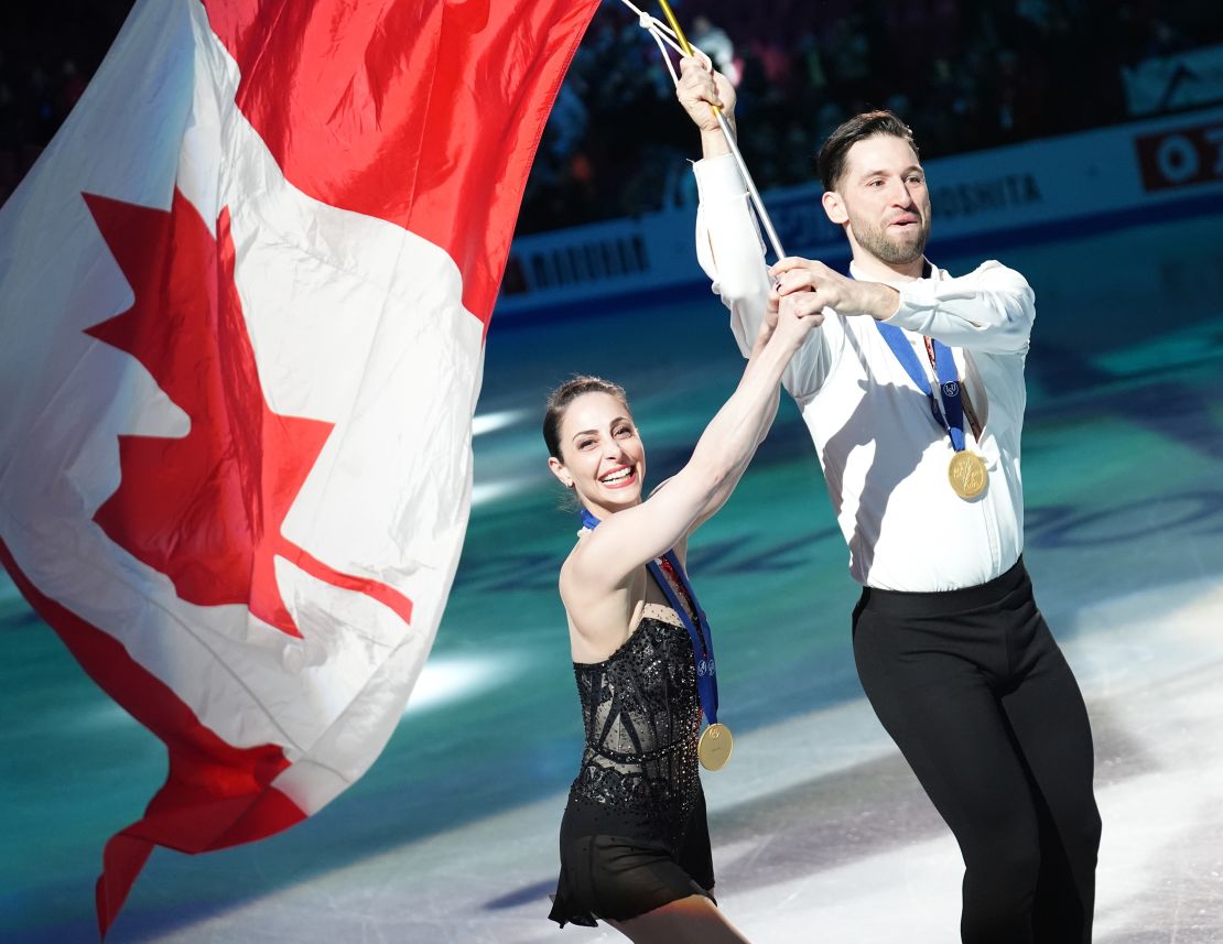 Stellato-Dudek and Deschamps won their world championship in front of a rapturous home crowd in Montreal on Thursday.