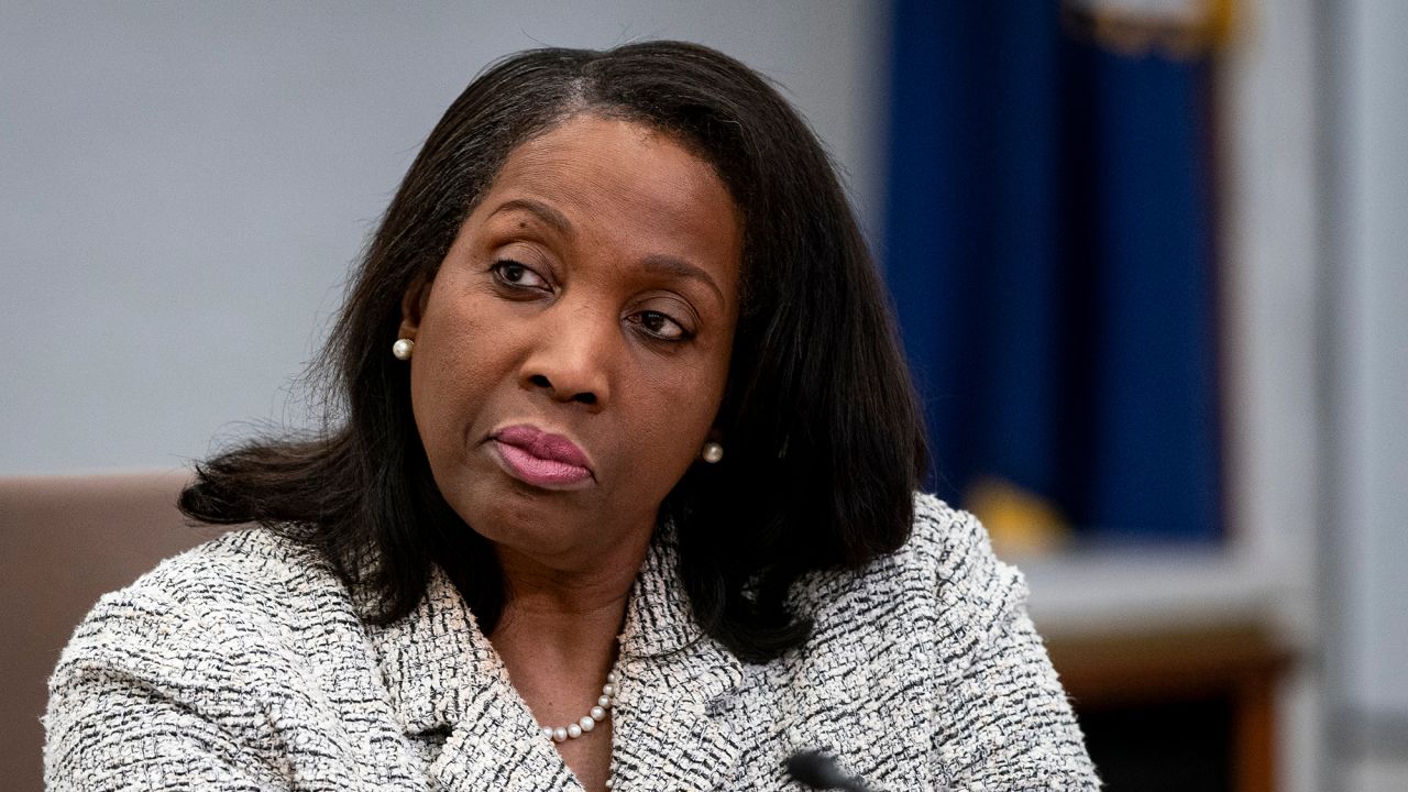 Lisa Cook, governor of the US Federal Reserve, during a Fed Listens event in Washington, DC on March 22, 2024.