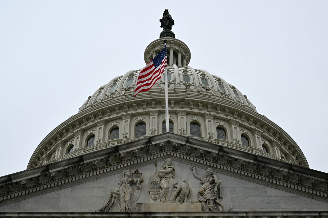 The US Capitol in Washington, DC, on March 22.