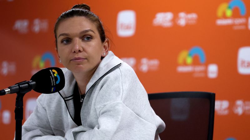 Former tennis world No. 1 Simona Halep questions ‘big difference in treatment’ she received for doping violation compared to Iga Świątek | CNN