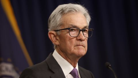 Federal Reserve Bank Chair Jerome Powell speaks during a news conference at the bank's William McChesney Martin building on March 20, 2024 in Washington, DC.
