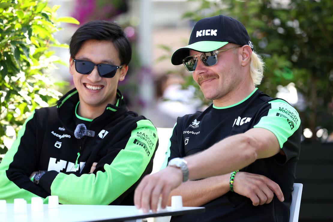 Zhou has forged a partnership with Bottas at Sauber.