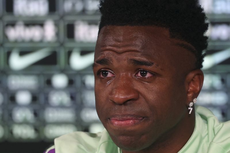 Real Madrid And Brazil Star Vinícius Jr. Reduced To Tears As He Speaks ...