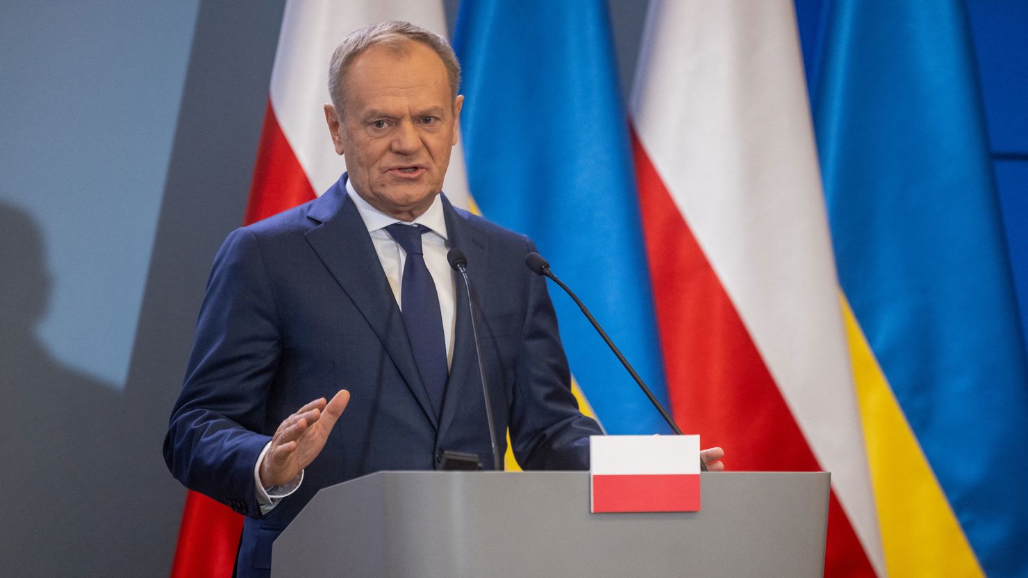 Tusk said "war is no longer a concept from the past" in an interview with German media.