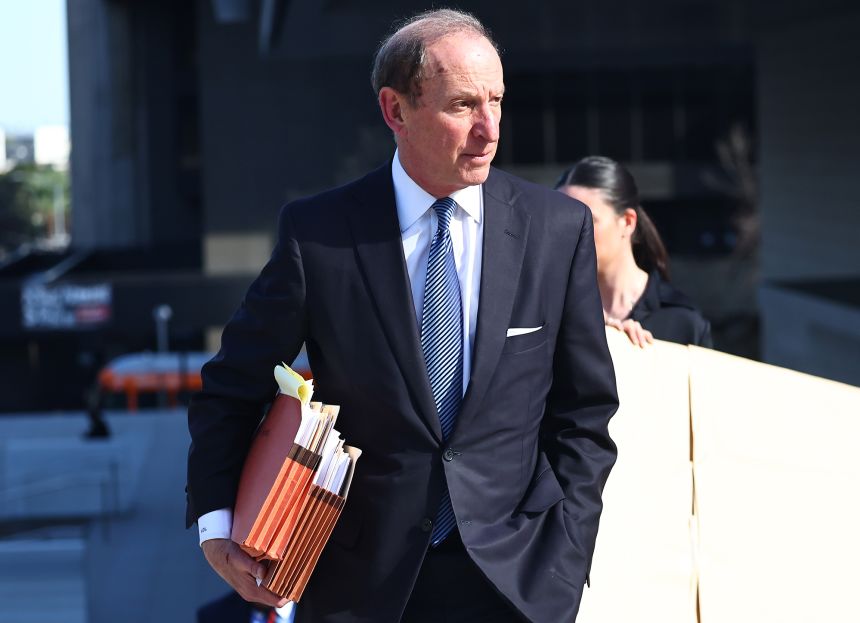 Abbe Lowell, attorney for Hunter Biden, departs federal court where Biden's attorneys sought dismissal of tax-related charges.