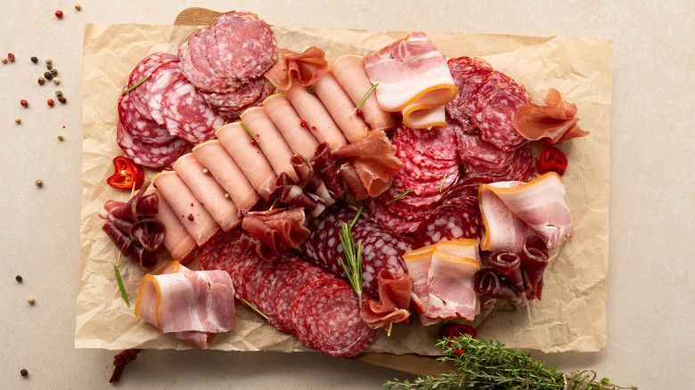 cold antipasto cuts deli meats cold appetizer party meat board