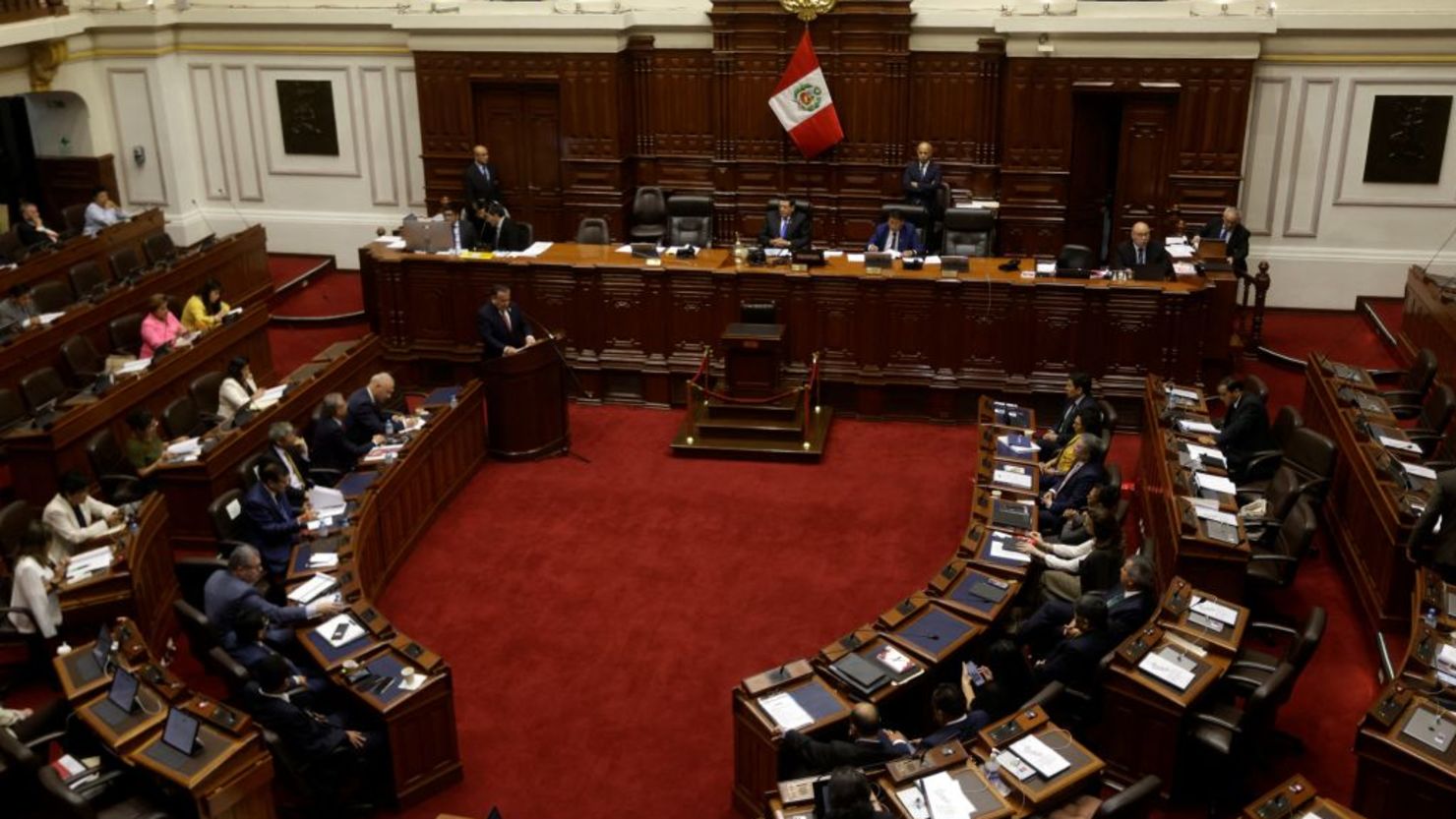 Congreso Nacional en Lima, el 3 de abril de 2024.