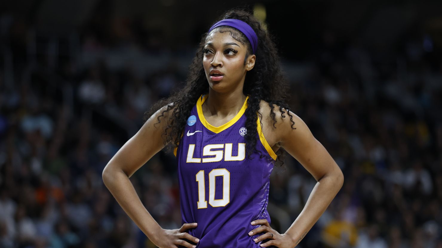 Angel Reese played her final game for the LSU Tigers against the Iowa Hawkeyes.