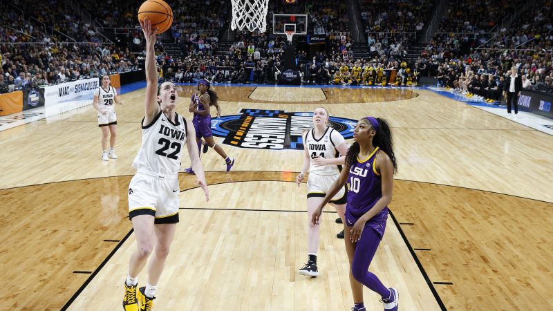 Iowa-LSU women’s NCAA basketball game breaks television ratings record